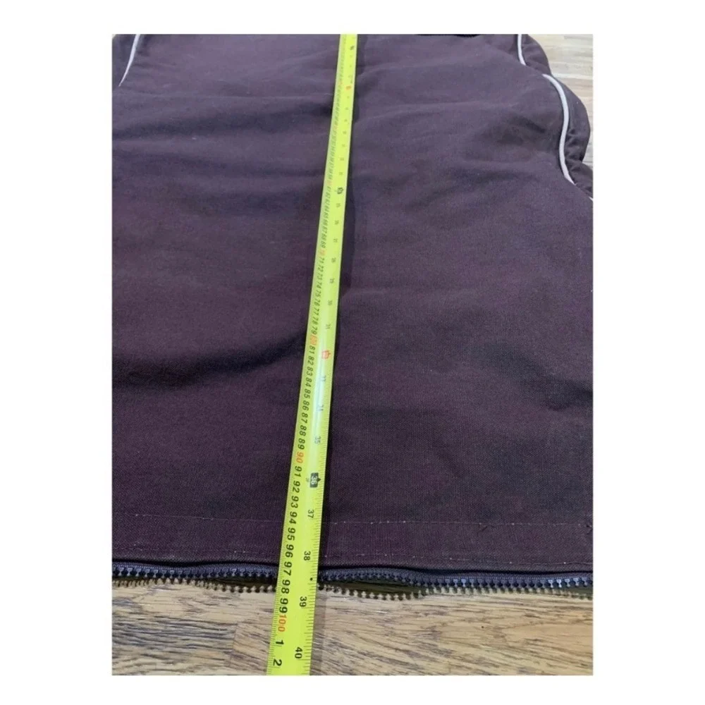 Lands End Square Rigger Garment Bag Brown Canvas Vintage Retro Travel Y2K 90s